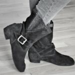 Bottine black gliter